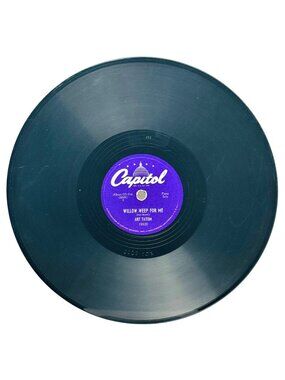 Art Tatum Willow Weep For Me 10 inch 78 RPM Shellac Capitol Records 15520